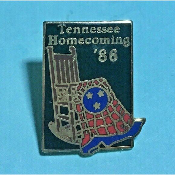 Lot of 2 pins -1986 Tennessee Homecoming Lapel Pins -2 the Same - Picture 1 of 2